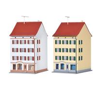 Kibri 36843 Z Apartment Building With Shop, 2 Pieces