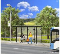 Kibri 37125 Bus stop with flat roof