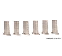 kibri 37675 N/Z Viaduct pillars with ice breaking foundations, 6 piece s1:160