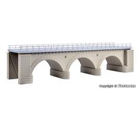 Kibri 39721 H0 Straight Single Track Stone Arch Bridge With Ice Breaking Pillar