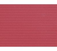 Kibri N Red roof tile plastic sheet 149x109mm