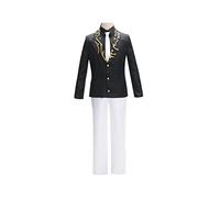 Kibutsuji Muzan Cosplay Costume Kimono Uniform Set With Hat Halloween Suit,Set-M