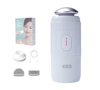 Kica Facial Cleansing Brush Face Scrubber-2 Curved Silicone Brush Heads,3000 Vibrations/Min, IPX6 Waterproof, Wireless Charging, Electric Face Spin Cleanser Brushes for Deep Facial Cleansing,Blue