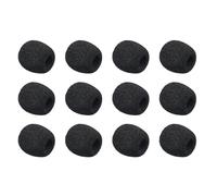 Kicada 12 PCS Lavalier Microphone Windscreen Foam Cover Lapel Mic Mini Windscreen Cover, Mini Size Foam Windscreen Cover Lapel Microphone Replacement Kit(7mm/0.27" diameter)