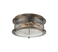 Kichler Ashland Bay Outdoor Flush Ceiling Light - Burnished Bronze