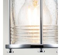 KICHLER Ashland Bay bathroom wall light, one-bulb, chrome