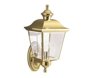 KICHLER Bay Shore outdoor light, socket facing up, gold