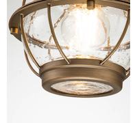 KICHLER Bridgepoint outdoor hanging light, brass