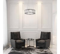 KICHLER Crystal Skye LED hanging light diameter 43.8 cm