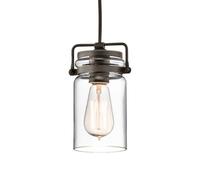 Luminosa Lighting Luminosa Brinley 1 Light Ceiling Mini Pendant Olde Bronze, E27