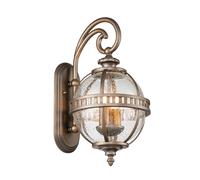 Luminosa Lighting Elstead Kichler Halleron Outdoor Wall Lantern Burnished Bronze, Ip44