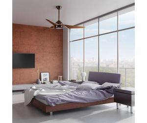 KICHLER LED ceiling fan Jade, bronze, quiet, Ø 152 cm, 60 W