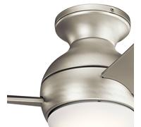 Elstead Lighting Sola 34 Inch Fan - Brushed Nickel