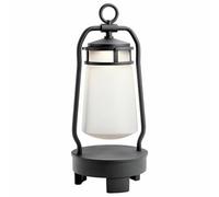 Kichler Lyndon Portable Rechargeable Bluetooth Speaker Lantern With Dimmable Led, Splashproof Ip44, Textured Black Finish