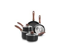 Kichly Non-Stick Granite 8 Pcs Cooking Pots and Pans Set Nonstick Cookware Induction Hob pan Set with 20cm, 28cm Frying Pan Set and 20cm,18cm & 16cm