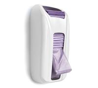 KICHLY Plastic Bag Holder For Grocery Bags, Durable Plastic Bag Organizer Wall Mount, Storage Organizer & Saver for Grocery, Shopping & Trash Bags, White