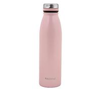 Kichna The Explore Double Walled Stainless Steel Water Bottle 550ml | Wide Mouth Thermal Bottle | Sweat & Leak Proof with Silicon Lid | Keeps Cold for 24Hrs Hot for 6Hrs | Pack of 1 Blush Pink
