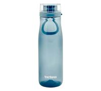 Kichna The Quencher Sports Drinks Water Bottle 700ml | Reusable BPA-free Plastic Water Bottle with Carry Loop & Side Lock | Leak Proof Flip Lid for Gym, Hiking & Yoga | Color Powder Blue