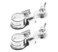KICHOUSE 1 Pair Universal Car Battery Terminals Clamp, Positive Negative Electrical Connectors Quick Disconnect Clips for Vehicle Ground Terminal and Cable Wiring