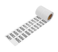 KICHOUSE 1 Roll Self-Adhesive Numbered Stickers 40x20mm Inventory Labels -A999 Warehouse Classification Number Labels for Office and Storage