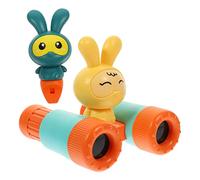 KICHOUSE 1 Set Adorable Portable Binocular Telescope for Compact Magnification Fun Outdoor Exploration for Bird Watching Great present for Young Explorers