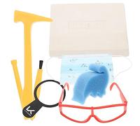 KICHOUSE 1 Set Dinosaur Excavation Kit Archeology Kits for Dinosaur Digging Tools Archaeological Tools Small Dinosaur Figures Dinosaur Model Kit Environmental Protection Pvc