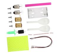 KICHOUSE 1 Set DIY Double Head Streetlamp Science Experiment Kit Educational for Hands Learning of Electrical Principles Small and Lightweight Model for Fun Stem Activities