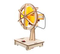 KICHOUSE 1 Set DIY Fan Model Kit Science Experiment for Interactive Electric Learning Kit for Classroom Supplies Build Your Own Wind Fan Engaging Engineering and Physics Activities