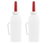 KICHOUSE 1 Set Lamb Calf Goat Feeding Bottle, 2L/67.6oz Lamb Nursing Milk Feeder, Feeding Sheep Milk Bottle with Nipple for Livestock Farm Animals