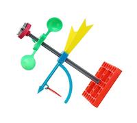 KICHOUSE 1 Set Wind Vane Assemble Stem Science Learning Kit for DIY Educational Craft Fun Science Project for Boys and Develops Hands Skills and Coordination