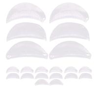 KICHOUSE 10 Pairs Lash Lifting Pads Silicone Eyelash Perming Pads Safe to Use on Skin Not Easy to Break for Professional Salon Use and Eyelash Extension Beauty Makeup