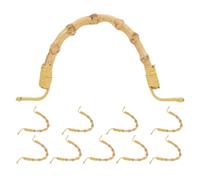 KICHOUSE 10 Pcs U-Shape Rattan Teapot Handle Replacement for Ceramic and Pottery Tea Pots, Heat Resistant and Universal Fit, for Home and Tea Rooms