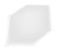 KICHOUSE 10 Sheets A4 Double-Sided Adhesive Pads High Temperature Resistant Bubble-Free Tape for Office Accessories and Badge Mounting