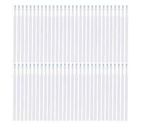 KICHOUSE 100pcs Black Ink Pen Refills for Office Use, Universal Neutral Gel Pen Refill with White Barrel, Smooth Writing Replacement Ink for Office Supplies