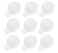 KICHOUSE 100pcs Globe Light Bulb Pendant for String Lights, White Abs Material with DIY Combination and Replacement Lampshade, for Festivals and Outdoor Decoration