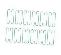 KICHOUSE 100pcs Hook up Christmas Hanging Hooks Mini Christmas Tree Hooks Bauble Hooks Outdoor Christmas Decorations Christmas Tree Hangers Heavy Duty Hangers for Clothes Green Iron