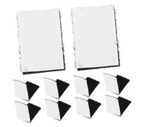 KICHOUSE 100pcs Self-Adhesive Nylon Hook and Loop Tape Strips for Rugs and Tablecloths, Heavy Duty Non-Slip Carpet Fasteners with Versatile Attachment for Gardening Accessories and Home Use