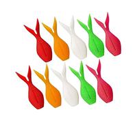 KICHOUSE 10Pcs Artificial Fishing Baits Reusable Portable Fake Lures for Freshwater Saltwater Fishing Soft Tpr Baits Attracts Bass Trout and More
