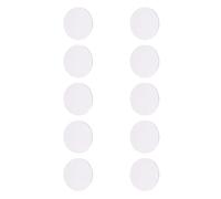 KICHOUSE 10pcs Circle Canvas Round Drawing Board with Pure Cotton Canvas and Cardboard Material, Suitable for Oil Painting Creation and DIY Painting, Artist Drawing Boards for Amateurs
