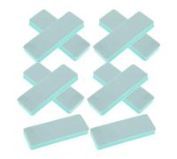 KICHOUSE 10pcs Dual-Sided Sponge Nail File Buffer Blocks for Meticulous Nail Care, Made of Eva and Silicon Carbide, Heavy Buffing and Safeguards Against Surface Damage
