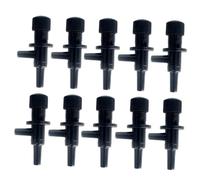 KICHOUSE 10PCS Fish Tank Oxygen Pump Valve Aquarium Air Regulator for Optimal Oxygen Flow Easy Installation for Aquariums and Practical Accessories Black