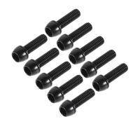 KICHOUSE 10pcs Metal Bike Handlebar Stem Bolts for Mountain Road Bikes Motorcycle Handlebar Bolts to Fix Loose Stem Easy Installation Cycling Screws for Secure Ride and Enhanced Stability