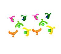 KICHOUSE 10Pcs Pyramid Balance Eagle Educational Plastic Bird Balancing Game for Random Colors Develops Motor Skills and Random Color