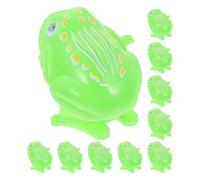 KICHOUSE 10pcs Retro Wind Up Frog Clockwork Jumping Animals for Birthday Party Favors and Goody Bag Fillers Inspiring Creativity and Fun