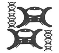 KICHOUSE 11pcs Large Cable Organizer for Christmas Light Cord Storage Portable Handle and Winding Mechanism, Plastic Rope Organizer Cord Keeper for USB Cable and String Lights, Tidy Storage