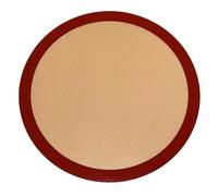 KICHOUSE 12-Inch Round Silicone Baking Mat Oven Mats Reusable Baking Cookie Sheet Liner for Cake Pan Bread Pizza Roasting Microwave Air Fryer