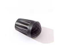 KICHOUSE 12 Pcs Slip Walking Stick Tips for Hiking Poles Durable Black Covers for Crutches Ensuring Safety Steep Slippery Terrain