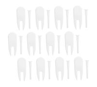 KICHOUSE 12 Sets Yoga Ball Plugs Replacement Kit with Air Valve Adapter Leakproof Exercise Ball Stopper Pins for Fitness Pilates and Inflatable Gym Equipment Compatible with Brands