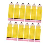 KICHOUSE 12pcs Candy Box Back to School Party Candy Holder Teacher Sweet Theme Decorations Back to School Boxes Welcome Back to School Treat Boxes Classroom Pastel Student Yellow Paper