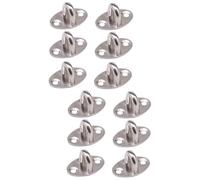 KICHOUSE 12pcs Ceiling Hook Storage Ring Hook Type Fixed for Home Strong Bearing Capacity No Nail Needed